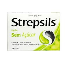 Strepsils Limão sem açucar, 0,6/ 1,2 mg x 16 ps