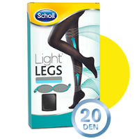 Scholl Light Legs Meia Comp 20den Xl Preto