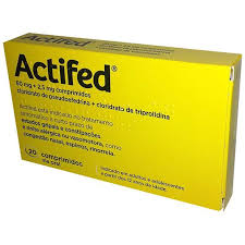 Actifed, 60/2,5 mg x 20 comprimidos