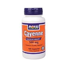 Now Cayenne 500mg 100caps