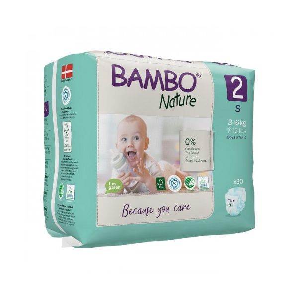 Bambo Nature Frald 2-S 3-6Kg X30