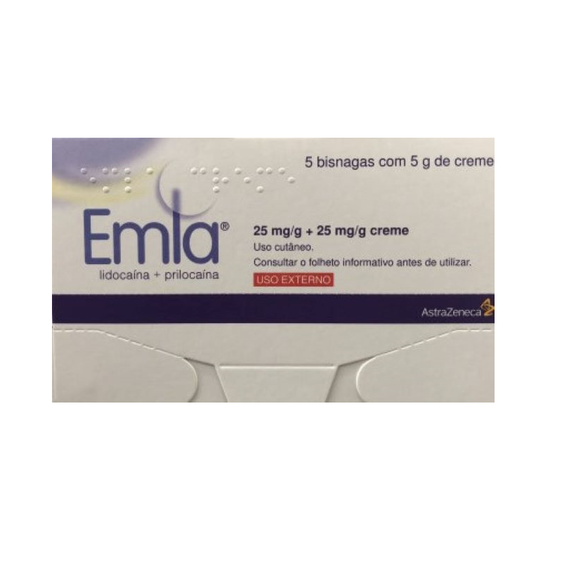 EMLA, 25/25 mg/g-5 g x 5 creme bisn