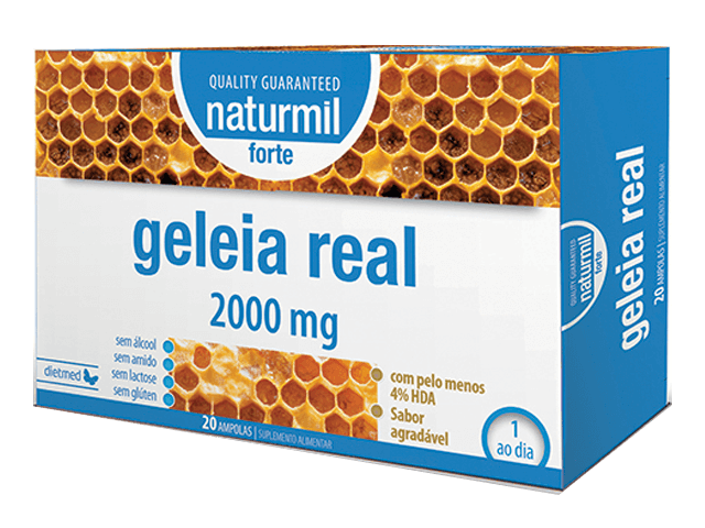 Naturmil Geleia Real Forte 20 ampolas x 15ml