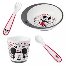 Nuk Conj Mesa Mickey Mouse+9m
