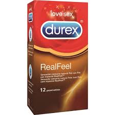 Durex Real Feel Preservativo  X12