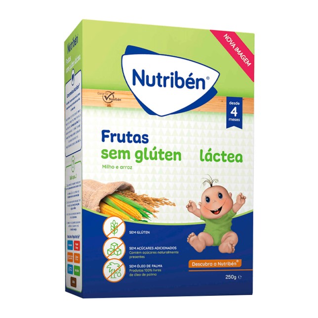 Nutriben Farinhas Frutas S/Glut Lactea 250G