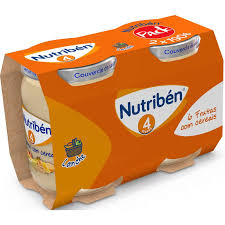 Nutriben Boiao 6Frutas c/Cereais 190gX2
