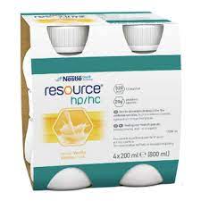 Resource Hp/Hc Sol Or Baunilha 200 Ml X4