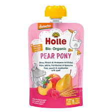 Holle Bio Pear Pony Pera Pess Framb esp 100g