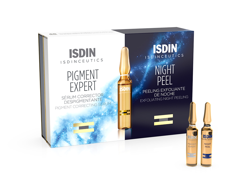 Isdinceutics Pack Night Peel Monodoses 2 x 2 ml + Pigment Expert Monodoses 2 x 2 ml