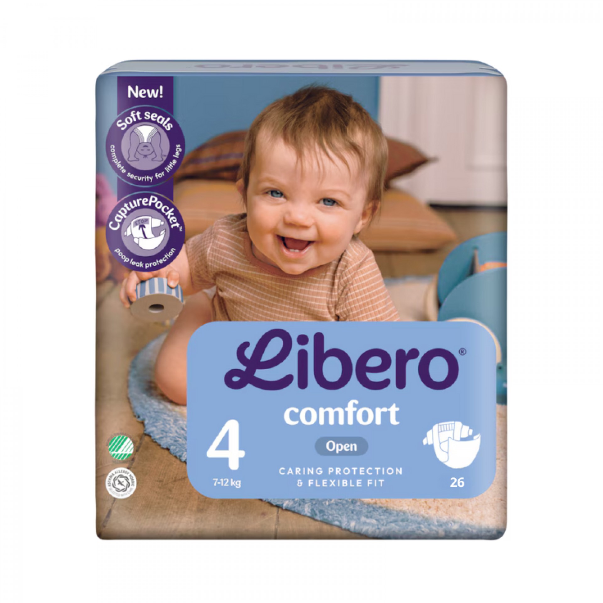 Libero Comfort 4 Fralda 7-14Kg X26