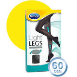 Scholl Light Legs Meia Comp 60den L Preto