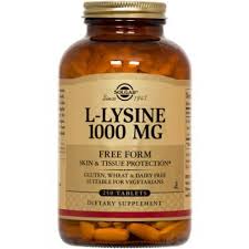 Solgar L Lysine 1000mg 100comp